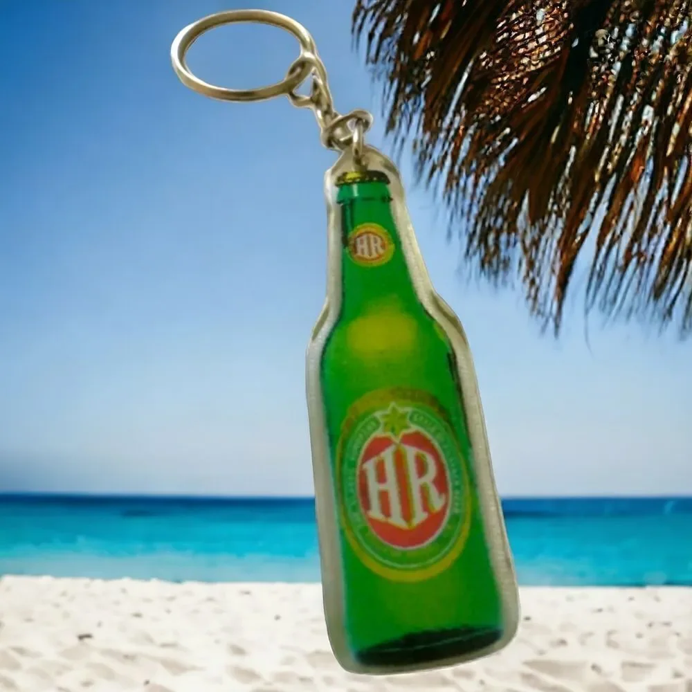 Hijos De Rivera Key Ring Spanish Beer Keychain‎ Bottle Promo Fob Holder Brewery